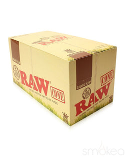 Raw Organic King Size Pre-Rolled Cones (3-Pack) - SMOKEA®