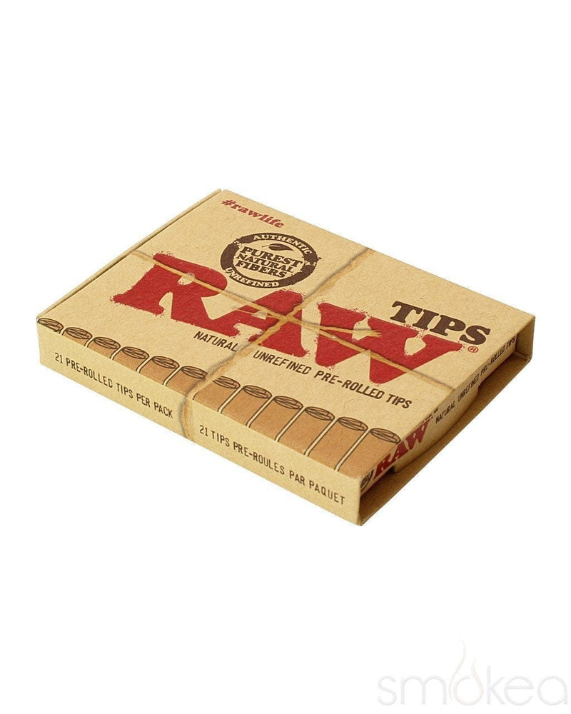 Raw Pre Rolled Rolling Paper Tips - SMOKEA®