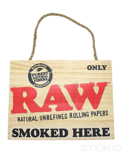 Raw "Smoked Here" Wood Sign - SMOKEA®