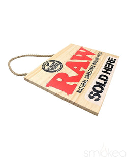 Raw "Sold Here" Wood Sign - SMOKEA®