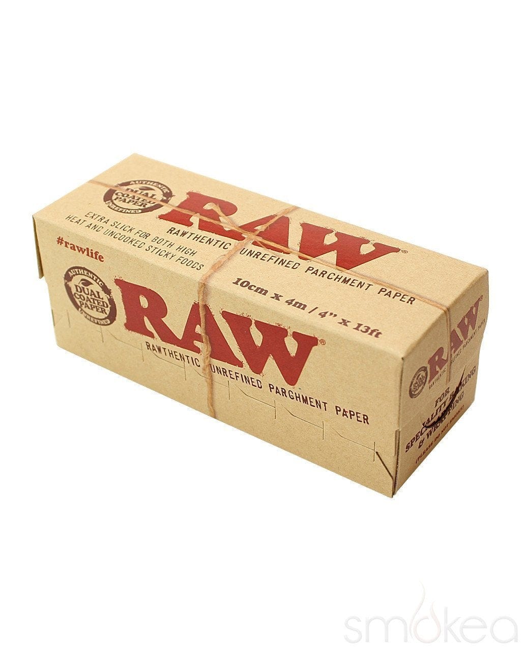 RAW 4 Inch Wide Parchment Paper Rolls 12/Box