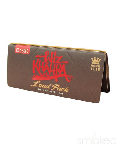 Raw x Wiz Khalifa King Size Loud Pack Rolling Papers w/ Tips - SMOKEA®