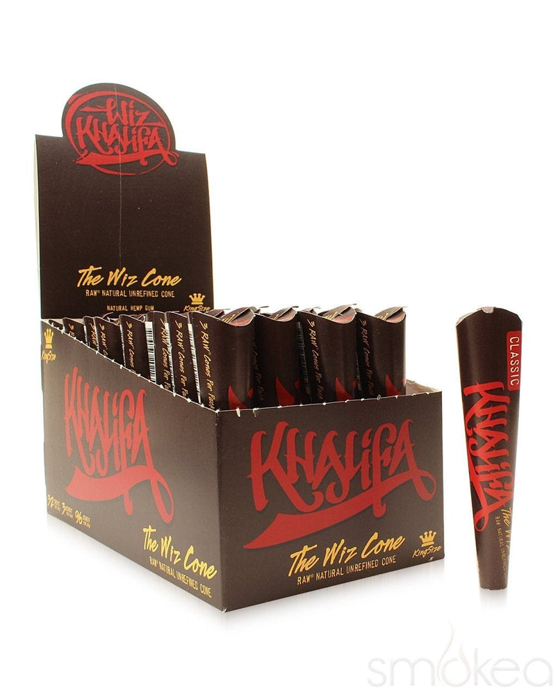 Raw x Wiz Khalifa King Size Pre-Rolled Cones (3-Pack) - SMOKEA®