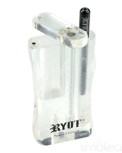 RYOT Large Acrylic Magnetic Taster Box Dugout w/ One Hitter Clear