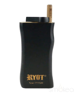 RYOT Large Wood Magnetic Taster Box Dugout w/ One Hitter Black