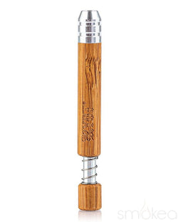 RYOT Large Wood One Hitter Bat w/ Spring Bamboo/Silver