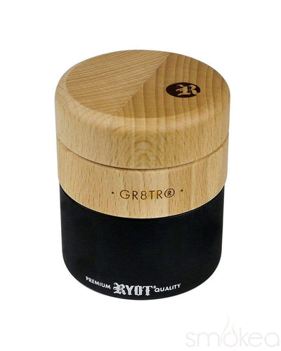RYOT Wood GR8TR Jar Body Grinder Beech / Black