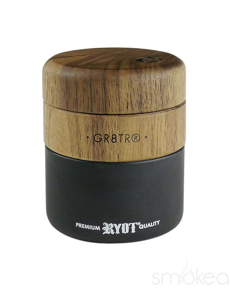 RYOT Wood GR8TR Jar Body Grinder Walnut / Black