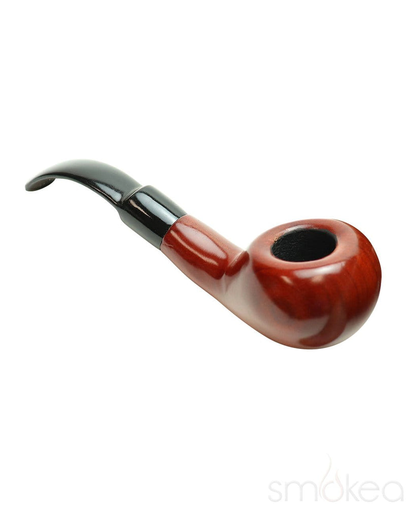 Shire Pipes Bent Tomato Cherry Wood Pipe