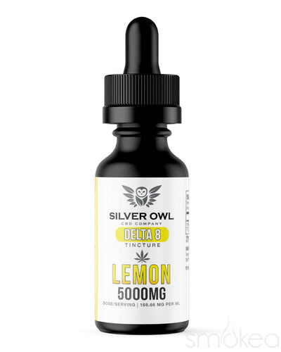 Silver Owl 5000mg Delta 8 Tincture - Lemon