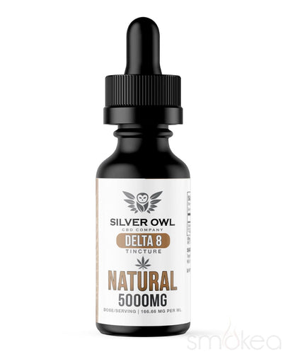 Silver Owl 5000mg Delta 8 Tincture - Natural