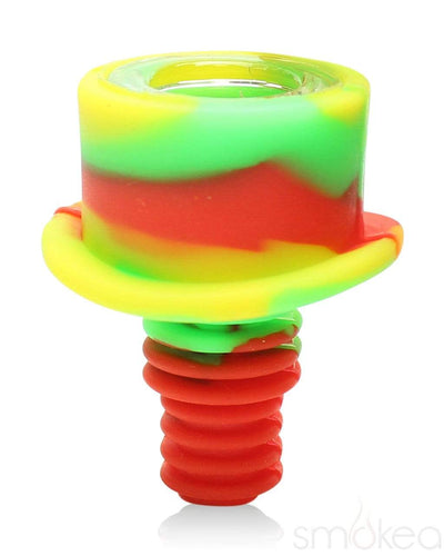 SMOKEA 14mm/18mm "Bolt" Silicone Bowl Rasta