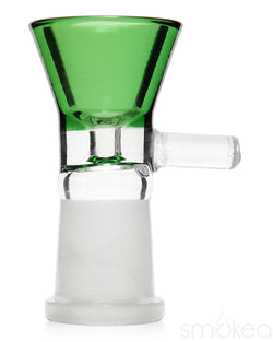 SMOKEA 14mm Glass on Glass Conversion Bowl Green