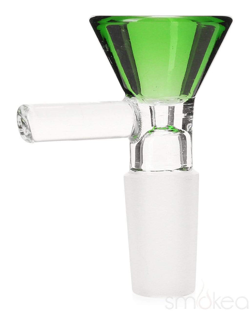 SMOKEA 14mm Glass on Glass Funnel Bowl Green