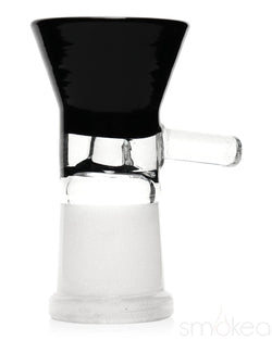SMOKEA 18mm Glass on Glass Conversion Bowl Black