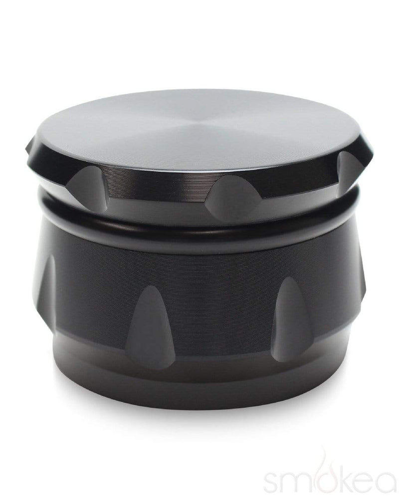 SMOKEA 2.5" 4 Piece Metal Grinder Black