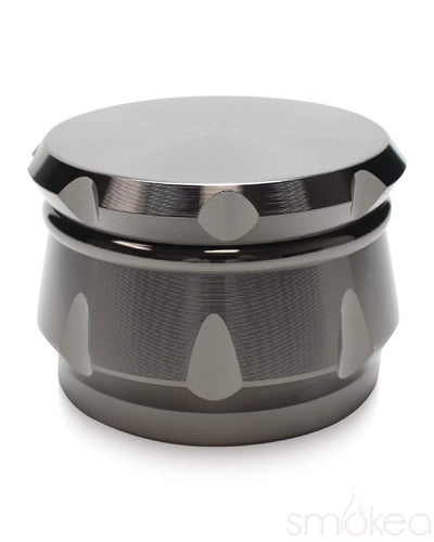 SMOKEA 2.5" 4 Piece Metal Grinder Gunmetal