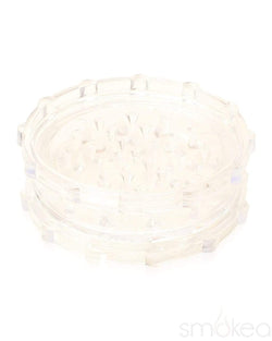 SMOKEA 2 Piece Plastic Grinder Clear