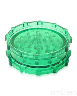 SMOKEA 2 Piece Plastic Grinder Green