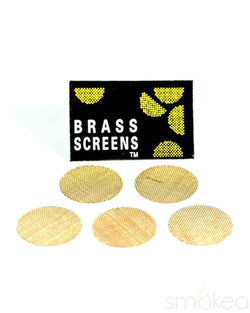 SMOKEA Brass Pipe Screens (5-Pack)