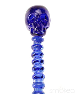 SMOKEA Colored Glass Skull Dab Tool