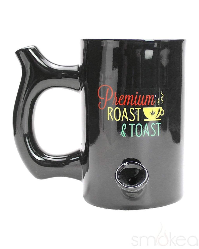 SMOKEA "Roast & Toast" Large Ceramic Coffee Mug Pipe Rasta