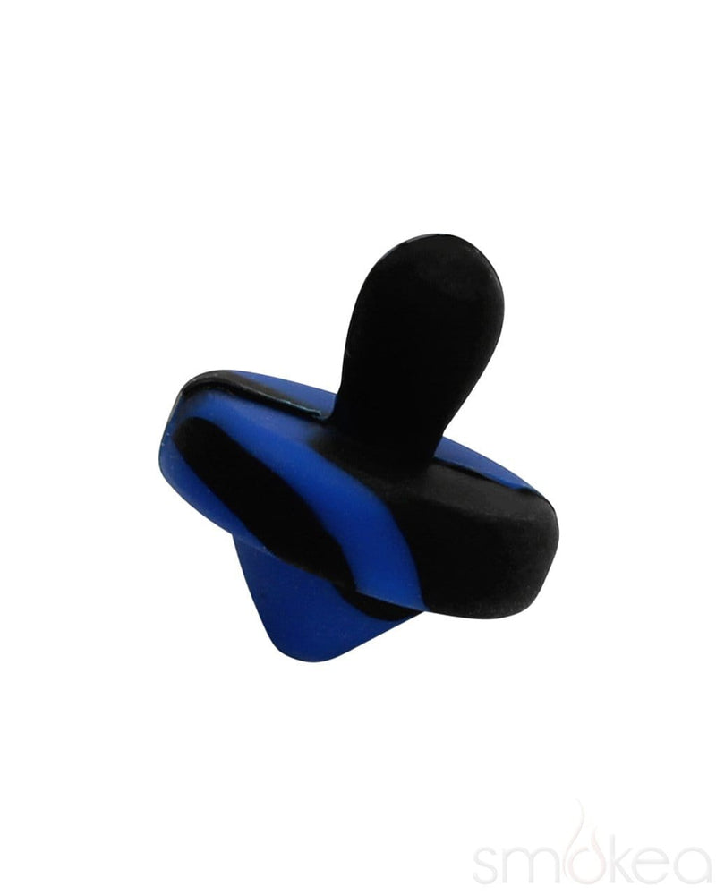 SMOKEA Silicone Carb Cap Black/Blue