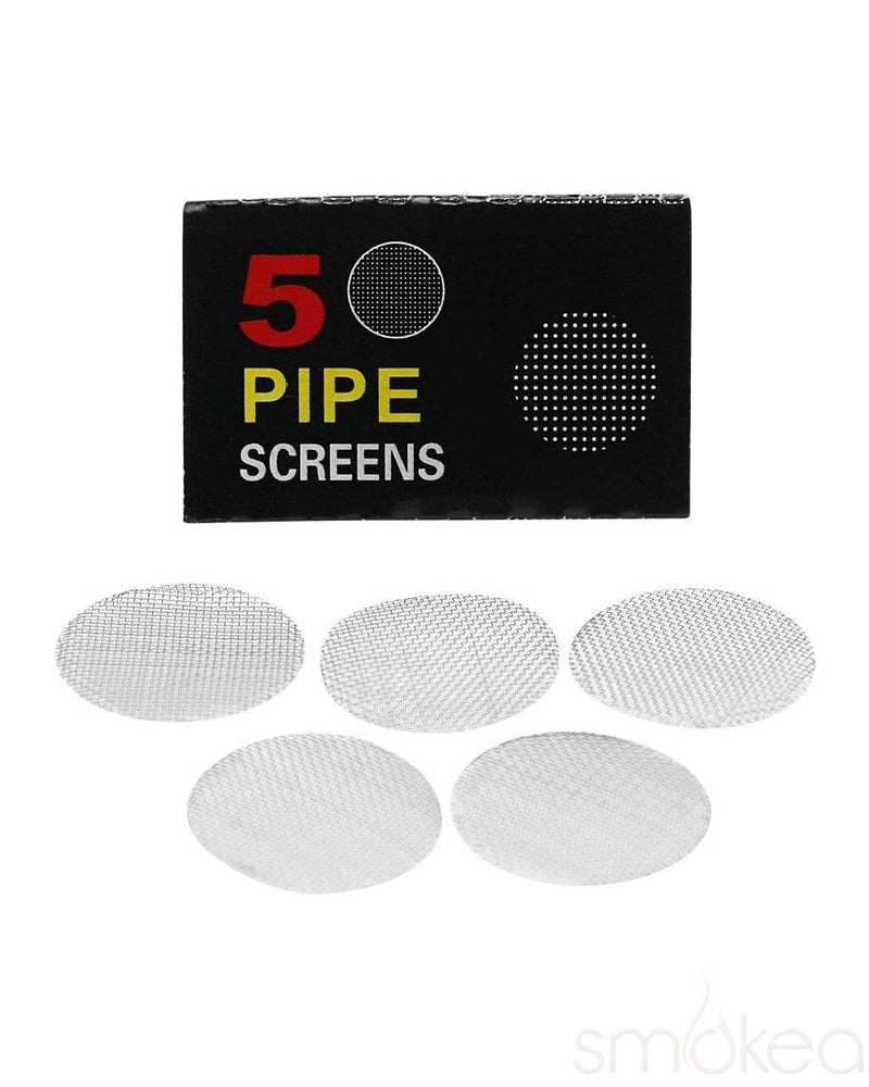 SMOKEA Stainless Steel Pipe Screens (5-Pack)