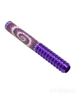 SMOKEA Tie Dye Glitter Fimo One Hitter Bat Purple