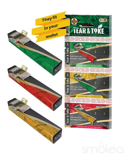 Tear & Toke Foldable Disposable Pipes