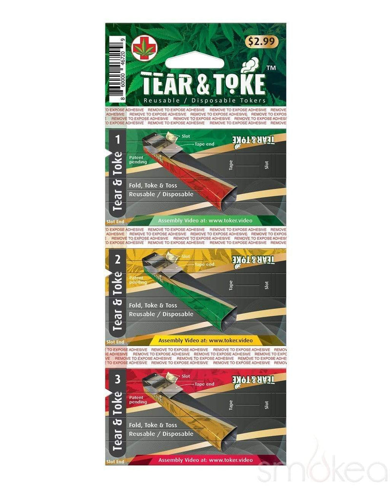 Tear & Toke Foldable Disposable Pipes