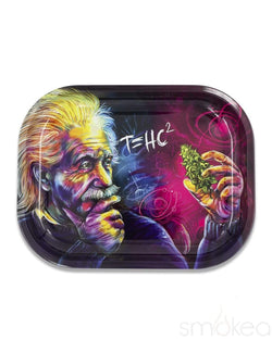 V Syndicate "Einstein Classic" Metal Rolling Tray Small