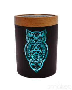 V Syndicate "Owllusion Turquoise" SmartStash Jar Small