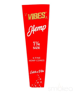 Vibes 1 1/4 Hemp Pre Rolled Cones (6-Pack)
