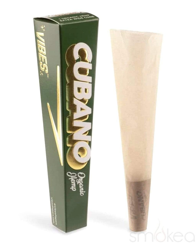 Vibes King Size Organic Hemp Cubano Cone