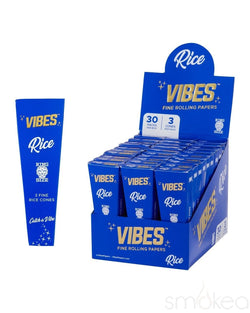 Vibes King Size Rice Pre Rolled Cones (3-Pack) - SMOKEA®