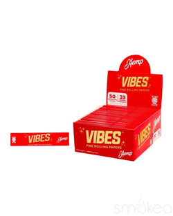 Vibes King Size Slim Hemp Rolling Papers - SMOKEA®