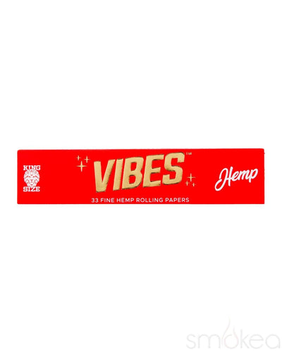 Vibes King Size Slim Hemp Rolling Papers