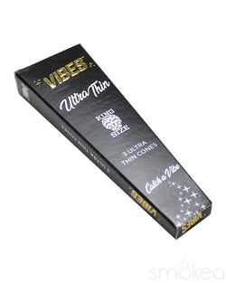 Vibes King Size Ultra Thin Pre Rolled Cones (3-Pack) - SMOKEA®