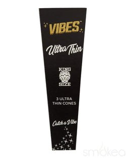 Vibes King Size Ultra Thin Pre Rolled Cones (3-Pack)