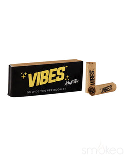 Vibes Kraft Rolling Paper Tips Wide