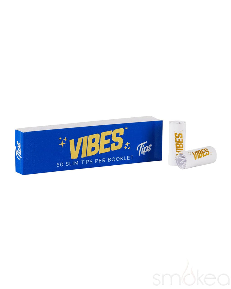 Vibes White Rolling Paper Tips Slim