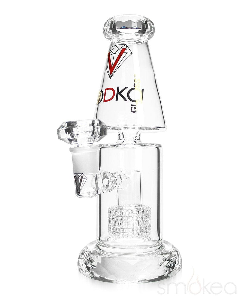 Vodka Glass "Rose Quartz" Diamond Series Bong - SMOKEA®