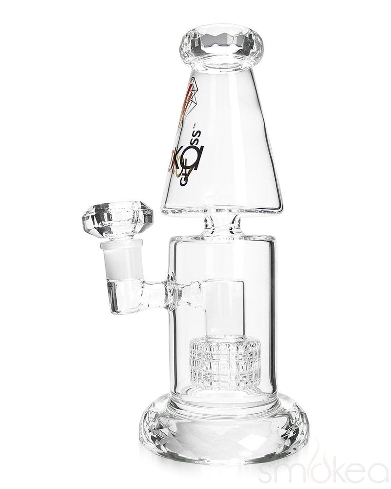 Vodka Glass "Rose Quartz" Diamond Series Bong - SMOKEA®