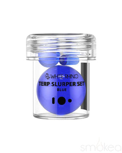 White Rhino 3-Piece Terp Slurper Set Blue