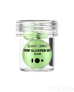 White Rhino 3-Piece Terp Slurper Set Glow in the Dark