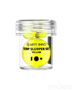 White Rhino 3-Piece Terp Slurper Set Yellow