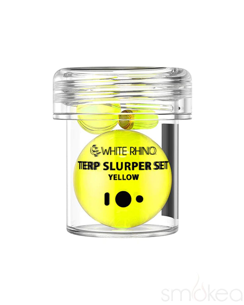 White Rhino 3-Piece Terp Slurper Set Yellow