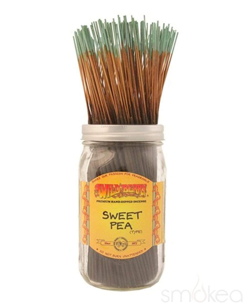 Wild Berry Traditional Incense Sticks (100 Pack) Sweet Pea (Type)
