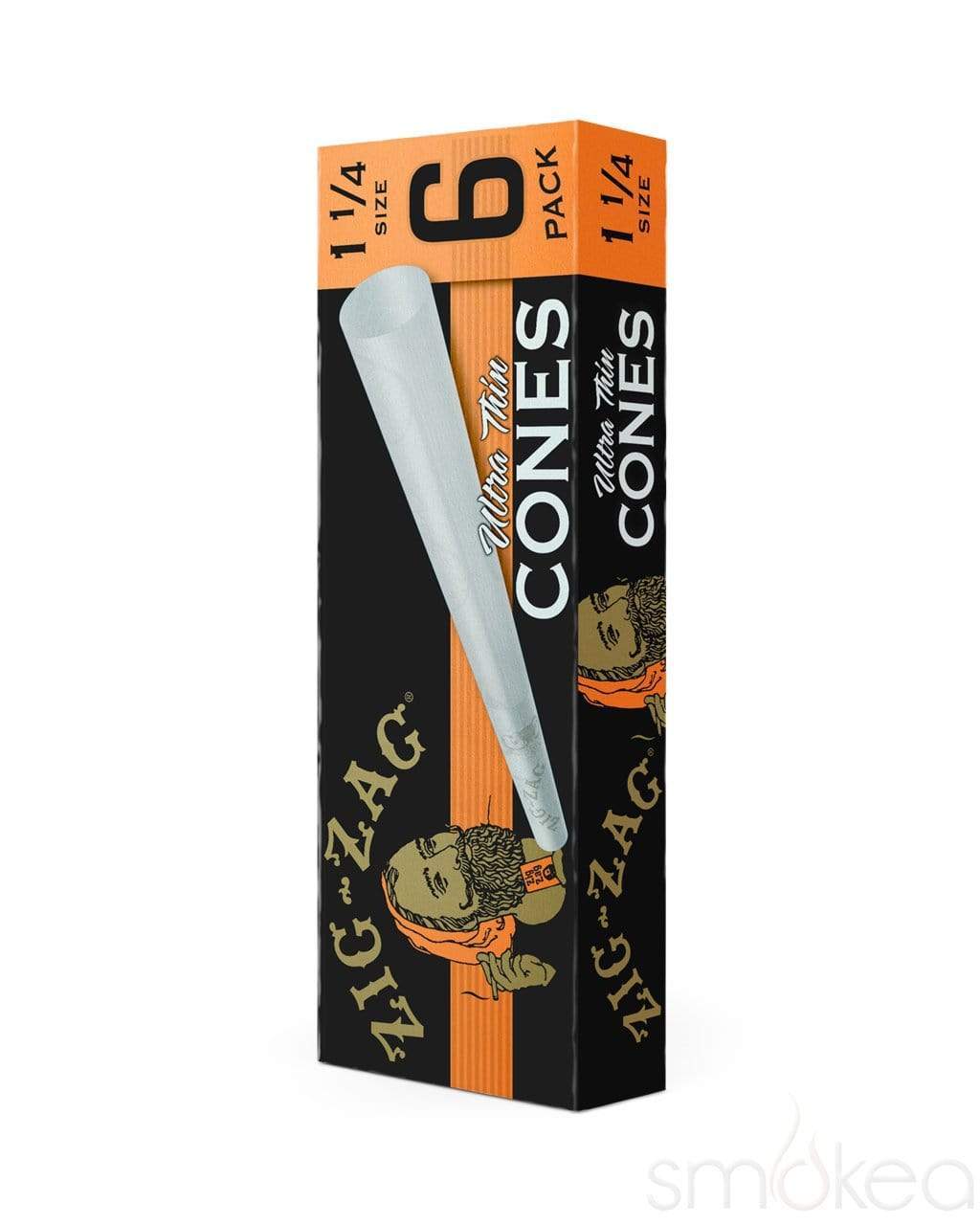 Zig Zag 1 1/4 Pre-Rolled Cones (6-Pack)